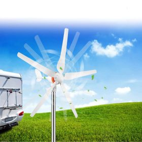   Szélturbina generátor 12V 500W MPPT vezérlővel, 5 lapátos szélgeneráto