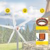 Szélturbina generátor 12V 500W MPPT vezérlővel, 5 lapátos szélgeneráto