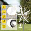 Szélturbina generátor 12V 500W MPPT vezérlővel, 5 lapátos szélgeneráto