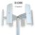 Függőleges szélgenerátor D1000 vertikális tengelyű 6 lapátos szélkerék áramtermelésre 24V 36V 1000W