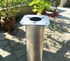 Függőleges szélturbina E1000 vertikális tengelyű 3 lapátos szélkerék áramtermelésre 24V 1000W