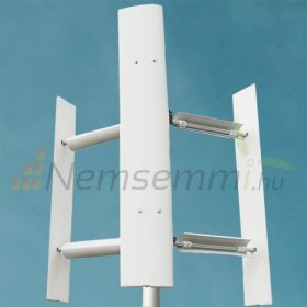   Függőlegesszélturbina E2000 vertikális tengelyű 3 lapátos szélkerék áramtermelésre 24V 2000W