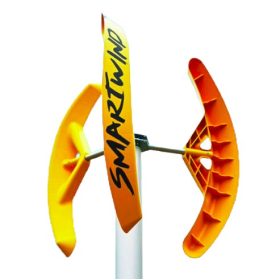   Függőleges tengelyű szélturbina SW300 12V 24V 300W vertikális tengelyű szélkerék áramtermelésre