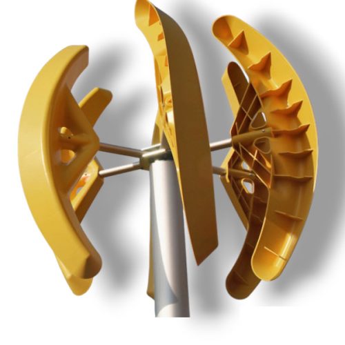 Függőleges tengelyű szélturbina SW500 12V 24V 500W 6 lapáttal, vertikális tengelyű szélkerék áramt