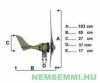 Wind generator wind turbine 500W AC 12V Breeze 500 rotor diameter 103 cm.  2 year warranty!
