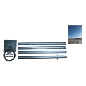 Árboc tartóoszlop i500, L500, i700 as szélkerék számára 4 méter felhajtó zsanérral szélgenerátor szé