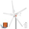 Wind generator 300W 12V, with MPPT controller, 5-blade wind wheel, wind turbine to supplement household power supply