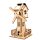 Mini szélkerék modell 3D fa napelemes szélmalom puzzle oktató játék gyerekeknek és felnőtteknek