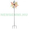 Wind wheel colorful 48 cm diameter wind spinning ornament toy colorful garden decoration that can be inserted into the ground