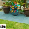 Wind wheel colorful 48 cm diameter "Galaxy" pinwheel ornament toy colorful garden decoration that can be inserted into the ground
