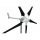 Szélgenerátor 5 lapátos 1000W AC 48V Breeze I-1000 szélenergia 220 cm rotor átmérő