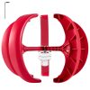 Vertical Axis Wind Turbine 100W 12V Wind Generator with 5 Blade Wind Wheel Power Indicator