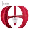 Vertical Axis Wind Turbine 100W 12V Wind Generator with 5 Blade Wind Wheel Power Indicator