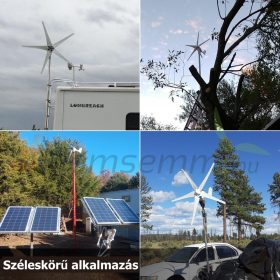   Szélgenerátor12V 500W 5 lapátos szélgenerátor szélturbina 