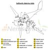 Szélgenerátor 12V 500W 5 lapátos szélgenerátor szélturbina 