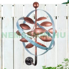   Szélkerék falra szerelhető 3D hatású szélforgó dísz kerti fali dekoráció 