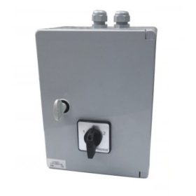   Szélkerekekhez használható vészleállító, mely rövid távú fékező berendezésként is üzemelhet. Max 40A-ig kapcsol