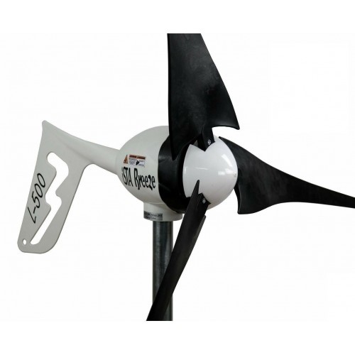 Wind turbine wind wheel 500W 24V 122 cm rotor alternating current L500 wind energy utilization 2 year warranty!