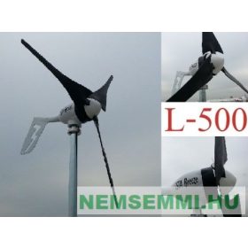   Szélgenerátor szélkerék 500W 24V 122 cm rotor váltóáramú L500 szélenergia hasznosítás 2 év garancia!