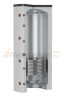Solar collector system Cordivari 1000 liter with 1 heat exchanger buffer for additional heating: 10 solar collectors + pump station + control + expansion tank