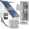 Solar collector system Cordivari 1000 liter buffer for additional heating: 5x20 vacuum tube collector + 2 heat exchanger buffer storage + high performance pump station + control + expansion tank