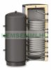 1000-liter solar collector system for auxiliary heating: 10 sik collectors + 2 buffer tanks with heat exchangers + pump station + control + expansion tank