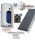 solar collector system for 2-3 people 10-tube vacuum tube solar collector, 100 liter Drazice heat exchanger storage tank, ECO pump station, control, expansion tank