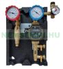 Cordivari flat collector set for 2-3 people DHW production: 1 flat collector + 120 liter Sunsystem heat exchanger boiler + pump station + control + expansion tank