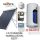 Solar collector system for 3-5 people: 20 vacuum tube solar collectors + 200 liter 1 heat exchanger Drazice wall boiler + pump station + control + expansion tank