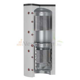 Napkollektor rendszer Cordivari 300 literes puffer fűtés rásegítésre: 30 csöves kollektor + 2 hőcser