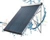 Solar collector system for 3-5 people: 20 vacuum tube collectors + 200 liter stationary boiler with 2 heat exchangers + ECO pump station + control + expansion tank