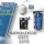 Cordivari solar collector system for 3-5 people: 2 flat collectors + 200 liter stationary boiler with 2 heat exchangers + ECO pump station + control + expansion tank