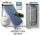 Solar collector system that can be connected to a heat pump for 3-5 people: 30 vacuum tube collectors + 300-liter stationary boilers with 2 extra large heat exchangers + ECO pump station + control + expansion tank