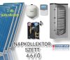 4-6 fő részére Cordivari napkollektor rendszer: 3 db prémium sikkollektor, 300 literes 2 hőcserélős 