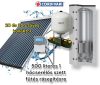 Solar collector system Cordivari 500 liter 1 heat exchanger buffer for auxiliary heating: 50 pipe collector + 1 heat exchanger buffer storage + high performance pump station + control + expansion tank