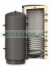 Solar collector system with 500-liter buffer for additional heating: 5 premium solar collectors + 500-liter buffer tank with 1 heat exchanger + high-performance pump station + control + expansion tank