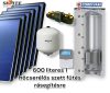 Solar collector system Cordivari 600 liter 1 heat exchanger buffer for additional heating: 6 flat collectors + 1 heat exchanger buffer tank + high performance pump station + control + expansion tank