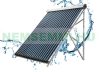 Solar collector system with 10 vacuum Heat-Pipe collectors with SR208C control and pump station with 2-12 l/p 2-sided ECO circulation pump