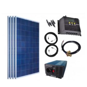   Szigetüzemű napelem rendszer 12V - 230V 1000W 1 kW akkumulátor nélkül.