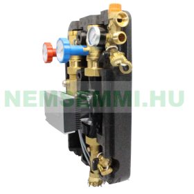   Szolár szivattyú állomás 5-40 l/p nagy teljesítményű 2 körös keringető szivattyú egység hőszigetelt napkollektor rendszerhez 