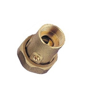 Pump connection circulation pump for Dutch 1" pipe with ball valve, other end 6/4" internal thread