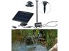 Solar battery fountain 180 liters/hour 30 cm fountain height 70 cm lifting height solar panel 7W solar panel fish pond garden pond aerator aeration and water circulation