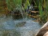 Solar garden fountain stone design solar oxygen pump for garden pond