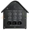 Solar fountain 260 liters/hour 140 cm lifting height illuminated fountain with remote control