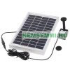 The fountain pump can be operated from a solar panel. Powerful 380 l/h 180 cm max height solar panel 10V 5W garden pond aerator