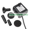 The fountain pump can be operated from a solar panel. Powerful 380 l/h 180 cm max height solar panel 10V 5W garden pond aerator