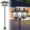 Napelemes kerti lámpa 3 LED fényforrással – kültéri állólámpa IP44 védelemmel