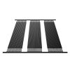 Napkollektoros medencefűtő szett 4 darabos szett 123x310 cm HDPE szolár medencefűtő panel komplett tartozékokkal
