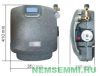 Solar collector control SR882 2-circuit solar pump station controller SD card data recording and Wilo circulation unit + extra bubble separator