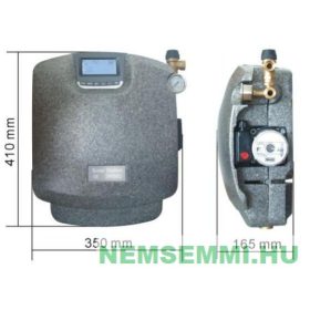 napkollektor vezérlés és Wilo szivattyú állomás